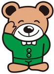 秋田内陸縦貫鉄道のイメージキャラクターのクマ
